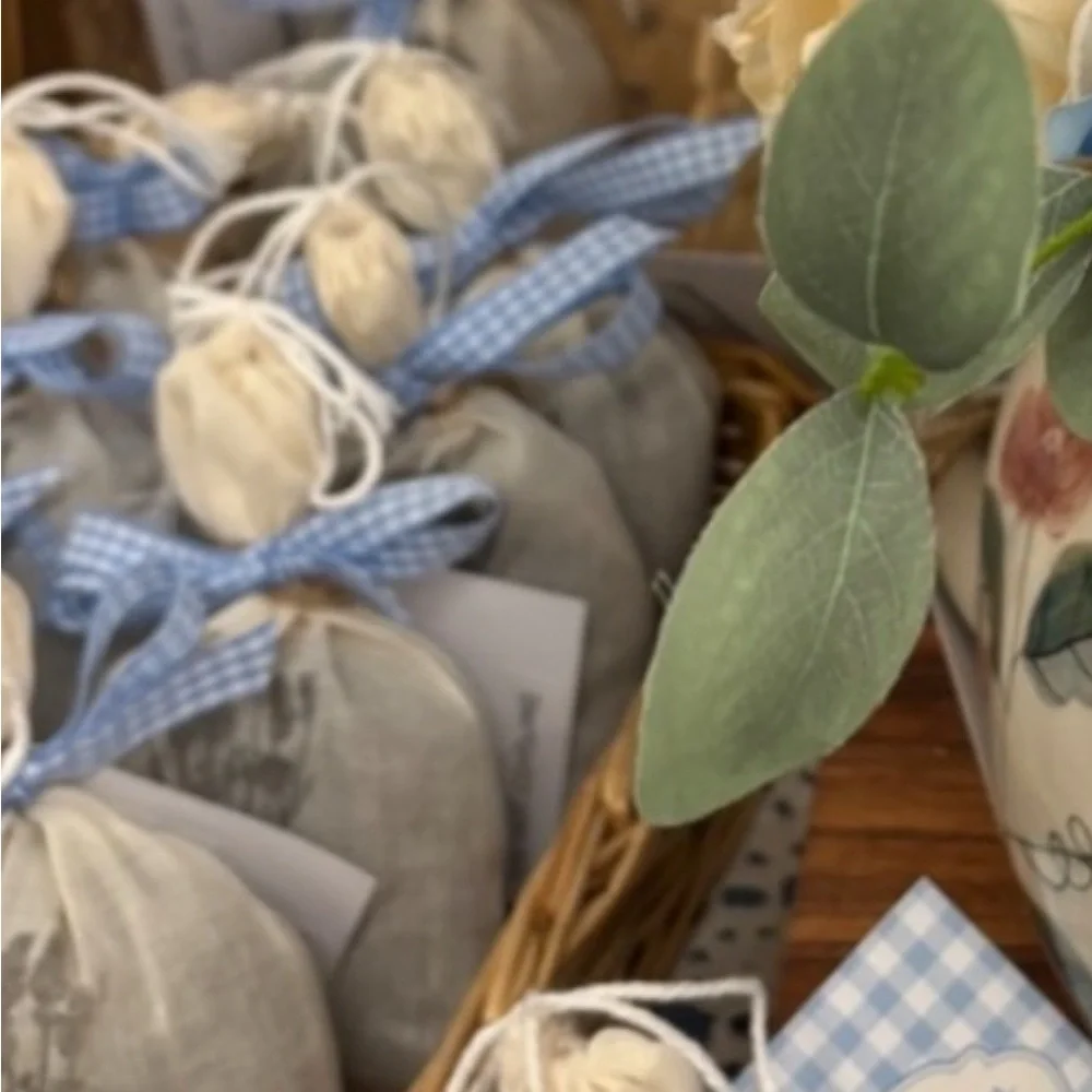 Bath/Body Lavender Linen Sachet Ribbon Accent Handmade Qty 1 NEW ITEM Final Sale